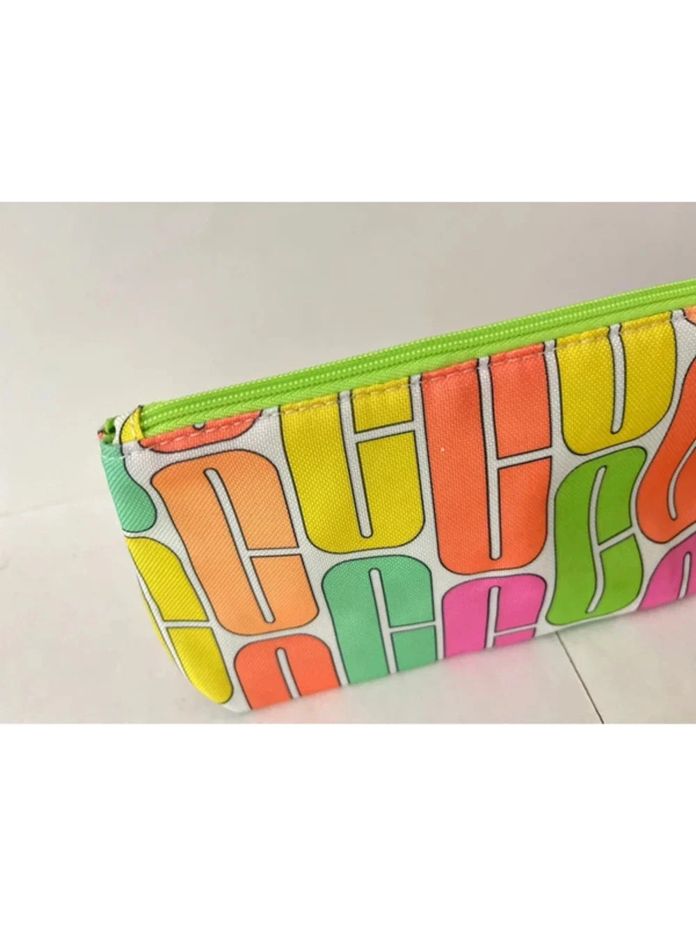 Clinique multicolor makeup cosmetic bag organizer travel bag